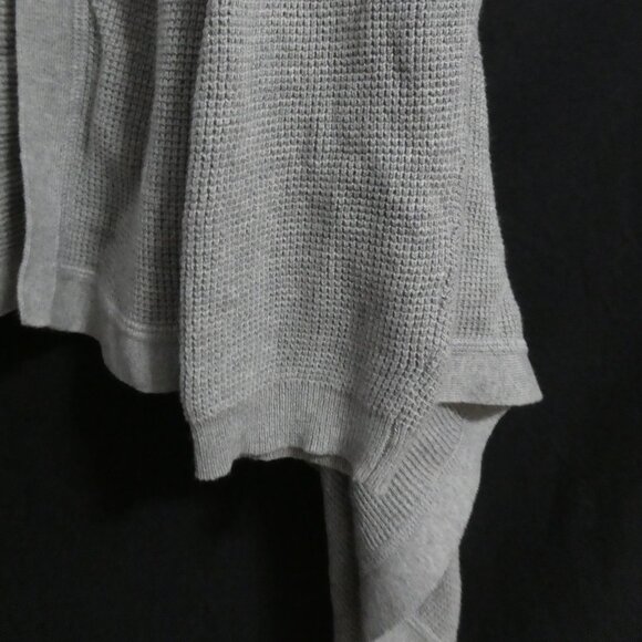 JOE FRESH | medium | Elegant Grey Waffle Knit Open Front Cardigan | NWOT - Picture 7 of 16